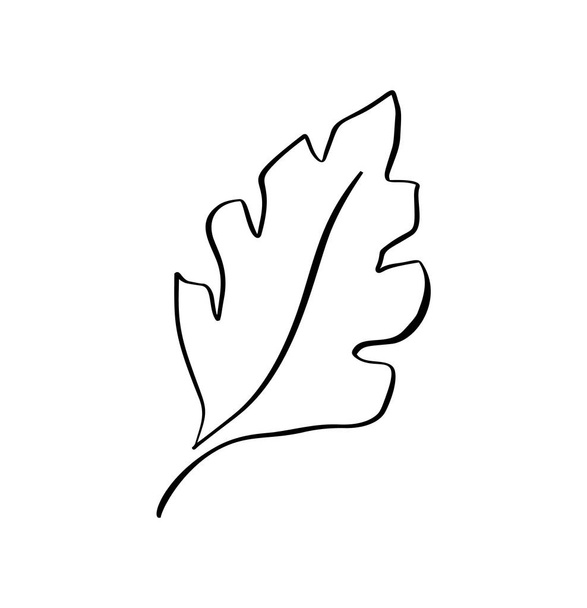 Wektor stylizowane sylwetka wiosna drzewo liść na białym tle na białym tle. Znak Eco, charakter etykieta. Element dekoracyjny marek medyczne, ekologiczne - Wektor, obraz