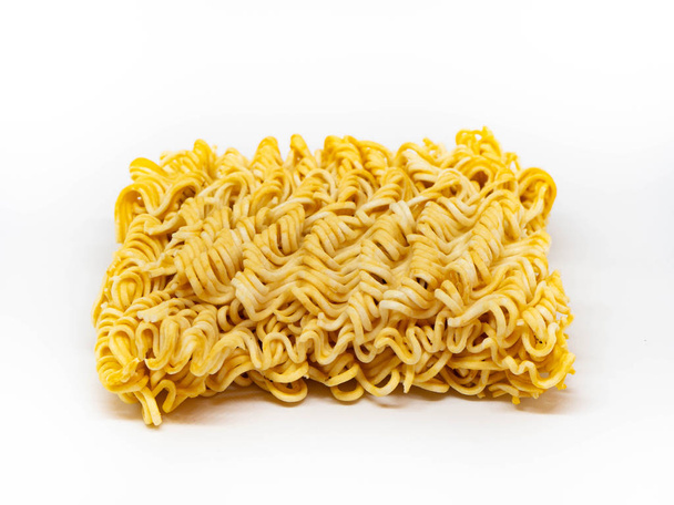 Instant noodles, isolated on white background  - Photo, Image