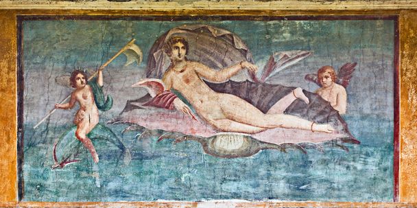 Venusfresko im Haus der Venen, Pompeji - Foto, Bild