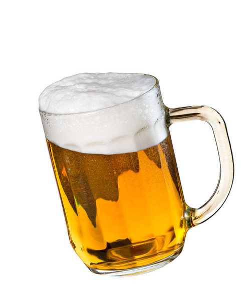 Beer glass isolated on the white background - Foto, Bild