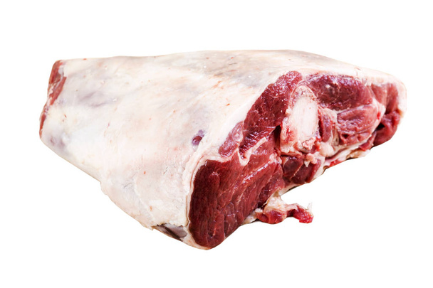carne de cordero cruda con costilla
 - Foto, imagen