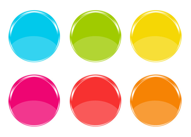 Colorful icons with circles form - Photo, Image