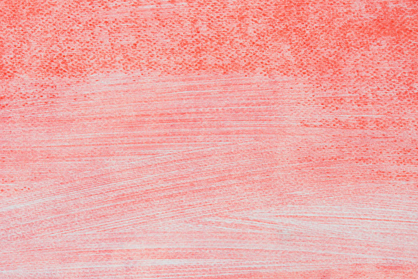 red acrylic painted on paper background texture - Photo, Image