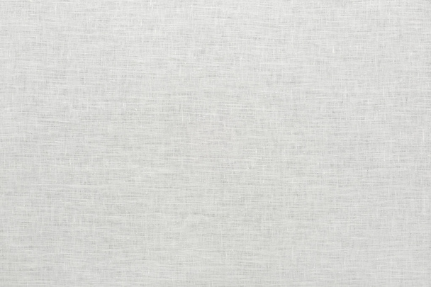 Linen canvas white texture background - Фото, зображення