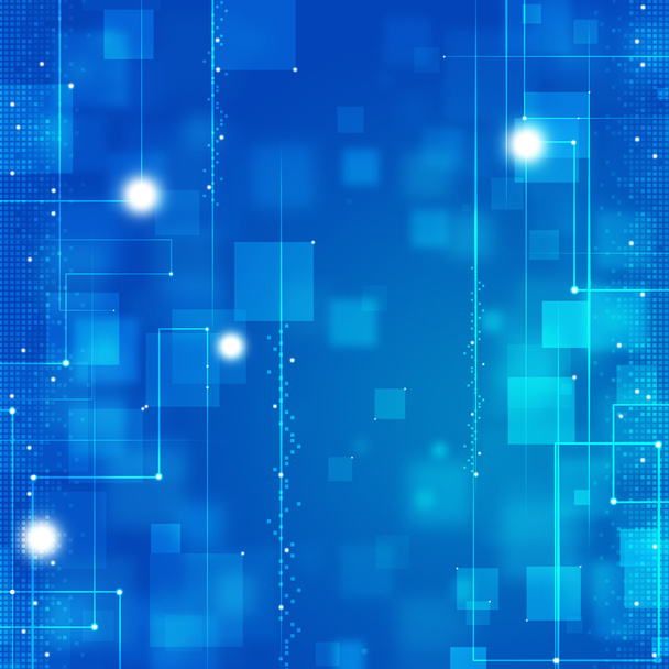 Plano de fundo azul abstrato da tecnologia do negócio
 - Foto, Imagem