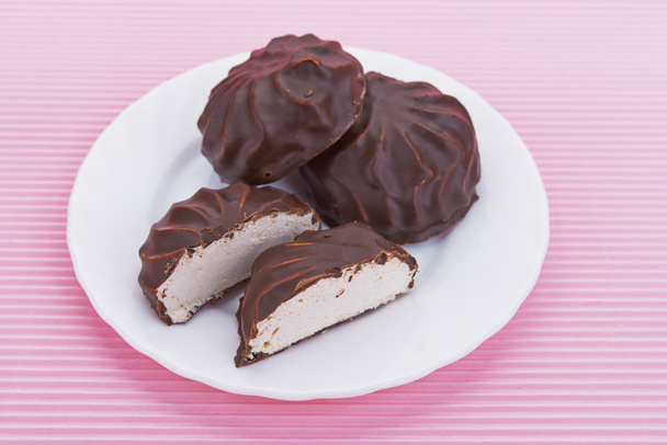 Marshmallow al cioccolato
 - Foto, immagini