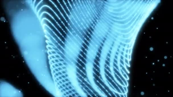 Partículas fluindo sem costura looping com belos efeitos de luz flash. 20 segundos e loops. Fundo abstrato bonito
 - Filmagem, Vídeo