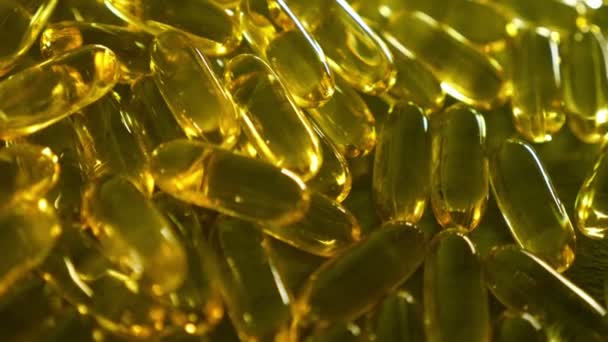 Oméga 3 capsules d'huile de poisson
 - Séquence, vidéo