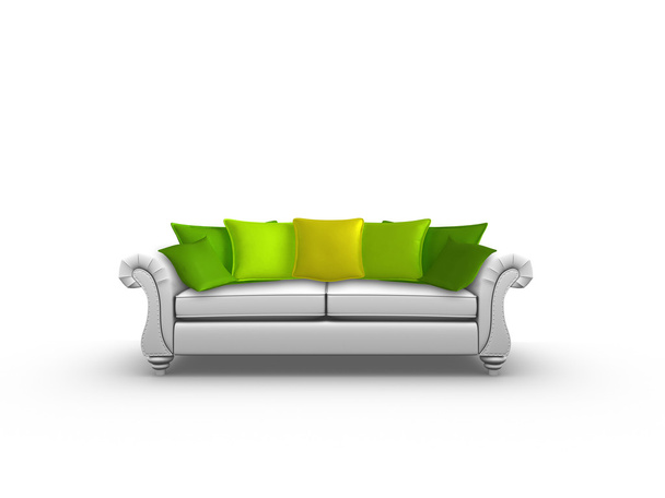 Green Cushions - Photo, Image