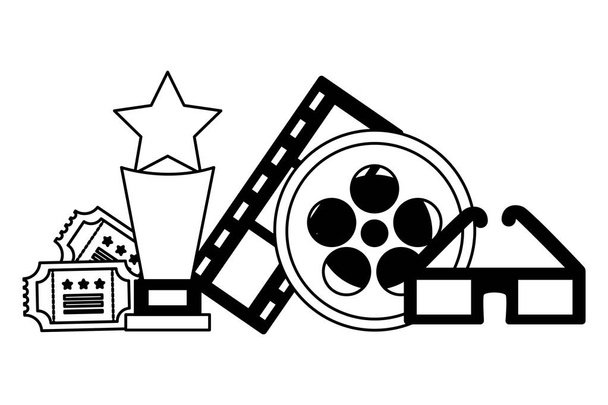 bioscoopfilm ontwerp - Vector, afbeelding