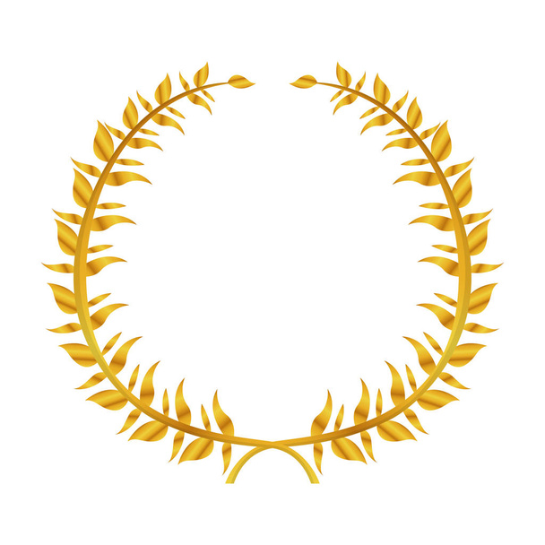 Limited Edition Label Golden Laurel Wreath Stock Vector (Royalty Free)  602712515