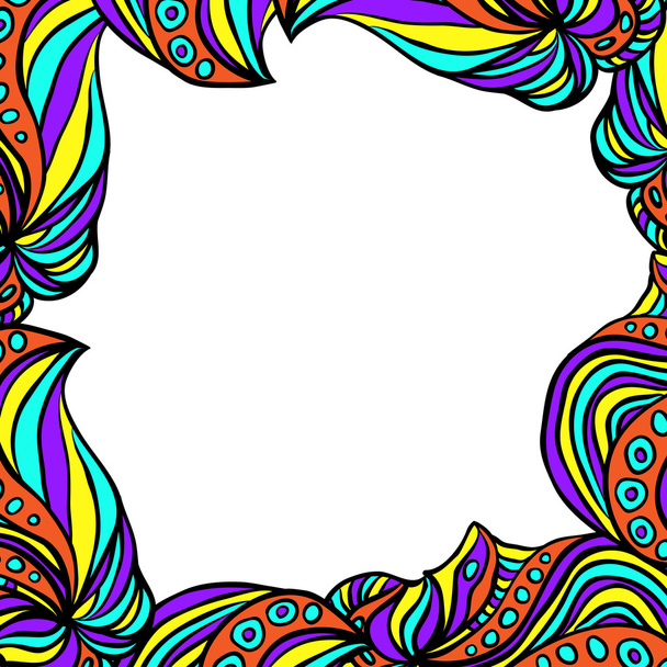 Bright abstract frame - Vector, Image