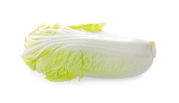 Fresh chinese cabbage on a white background clipping path  - Φωτογραφία, εικόνα