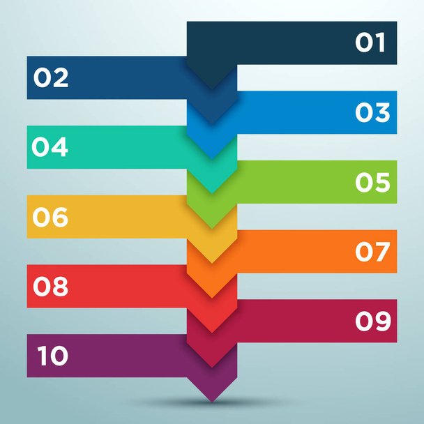 Infographic Business Options As A Ladder 1 - Vektori, kuva