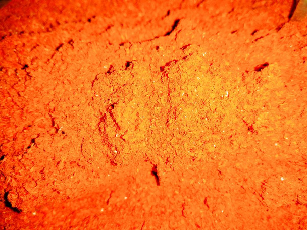 Κοντινό σε σκόνη τσίλι - Φωτογραφία, εικόνα