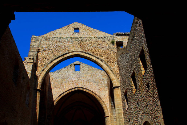uitzicht op de kerk van Santa Maria Allo Spasimo in Palermo, Italië - Foto, afbeelding