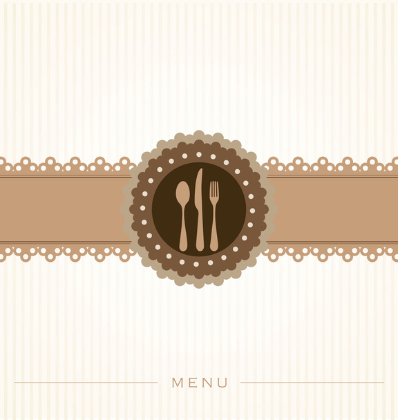 Diseño de menú de restaurante
 - Vector, Imagen