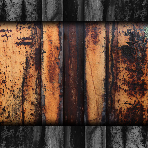 Rusty metal texture iron old rust grunge steel background metall - Zdjęcie, obraz