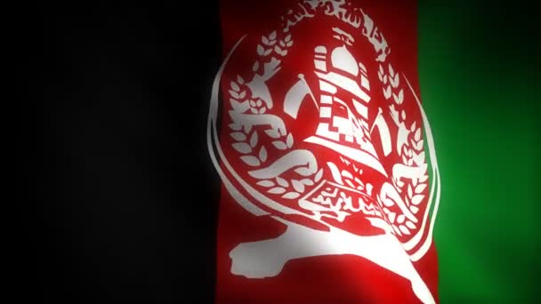 Flag of Afghanistan - Footage, Video
