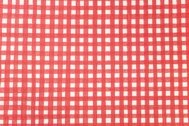 Striped red and white graphic resource for picnics - Photo, Image