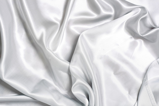 Smooth elegant white silk - Fotoğraf, Görsel