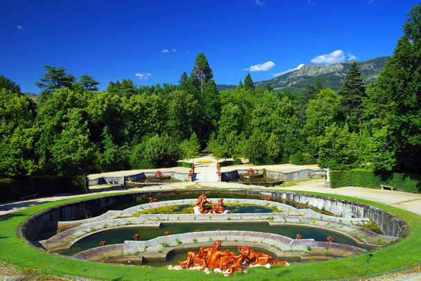 Jardins du Château de La Granja de San Ildefonso, Ségovie, Espagne, Europe
 - Photo, image