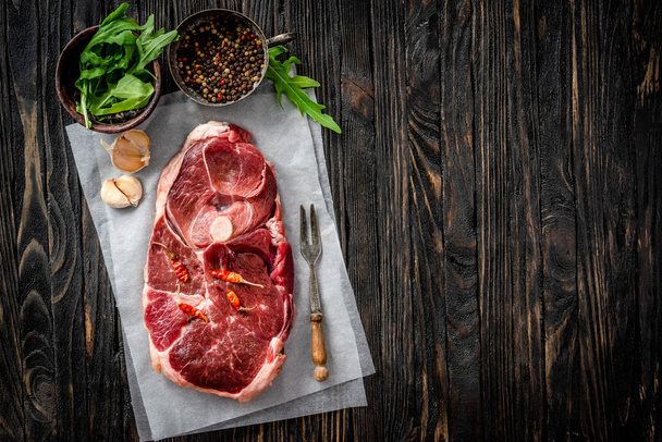 Piece of raw lamb meat - Foto, immagini