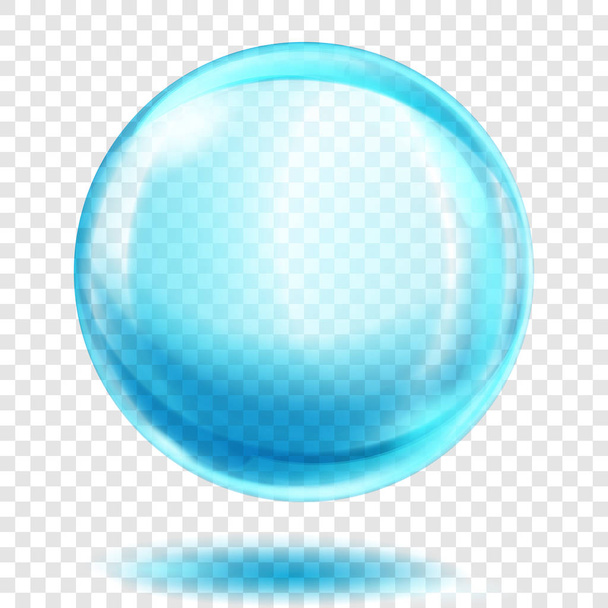 Sphère transparente bleu clair
 - Vecteur, image