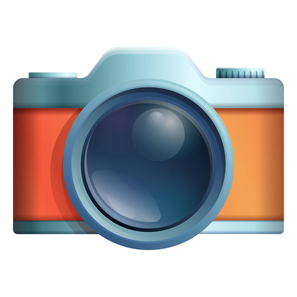rajzfilm kamera ikon, vektoros illusztráció - Vektor, kép