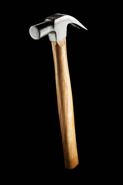 Hammer kladivo izolováno na černém pozadí - Fotografie, Obrázek