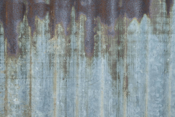 Rusty zinc, Texture background. - Foto, Imagen