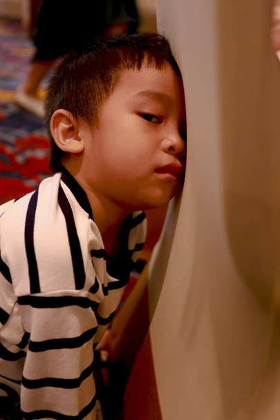 portrait of cute asian lonely young boy - Fotografie, Obrázek