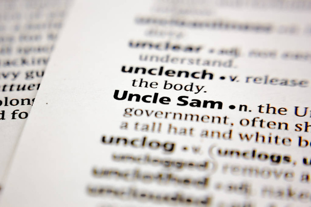 Слово или фраза дяди Сэма в словаре
. - Фото, изображение