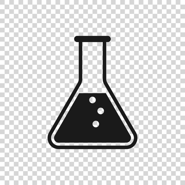 Tubo e fiaschetta grigi - icona di prova chimica di laboratorio isolata su fondo trasparente. Illustrazione vettoriale
 - Vettoriali, immagini