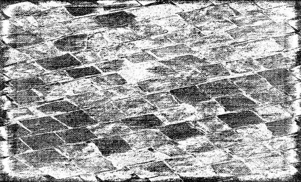 Blanco y negro monocromo viejo grunge vintage envejecido fondo abstracto textura antigua con patrón retro - Foto, imagen