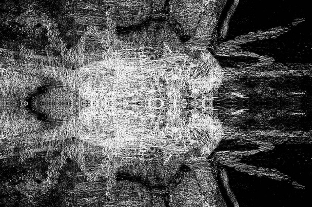 Blanco y negro monocromo viejo grunge vintage envejecido fondo abstracto textura antigua con patrón retro - Foto, imagen
