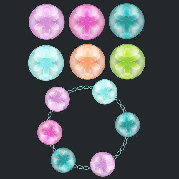 Beads set - Vector, Image