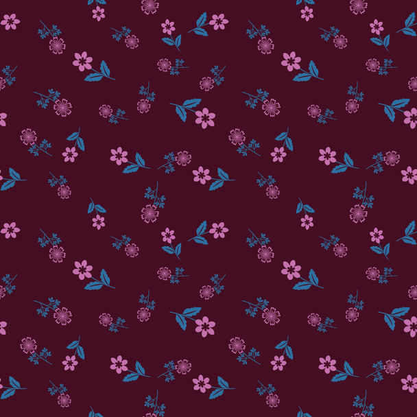 paarse patroon - Vector, afbeelding