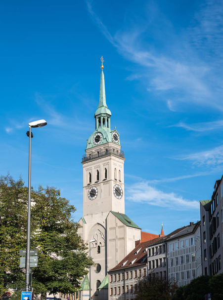 The parish church of St. Peter, one of Munich's most famous landmark - Photo, Image