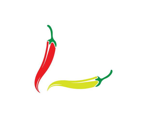 Design de modelo de vetor logotipo Chili - Vetor, Imagem