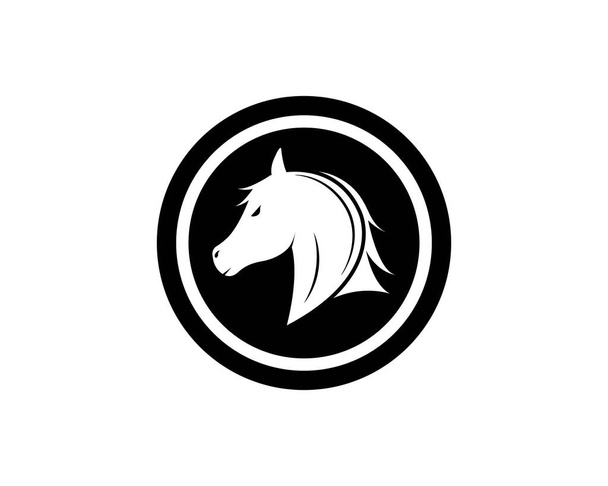 Horse Logo Template Vector illusztráció  - Vektor, kép