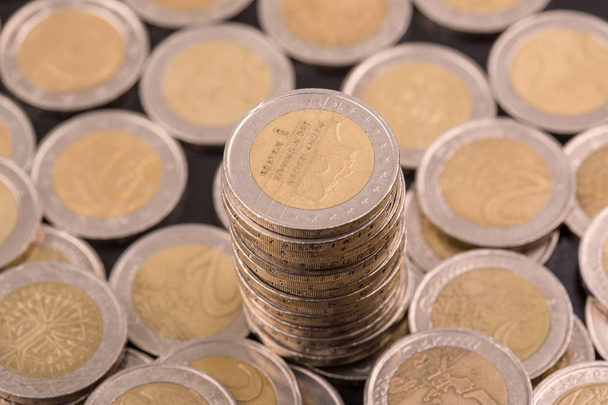 Euro money coins - Φωτογραφία, εικόνα