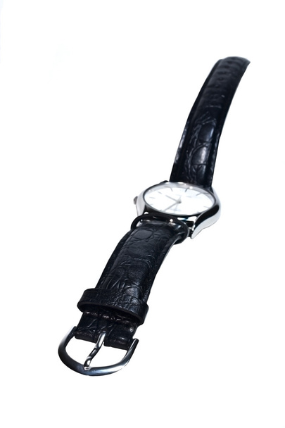 Часы на кожаном ремне
 - Фото, изображение