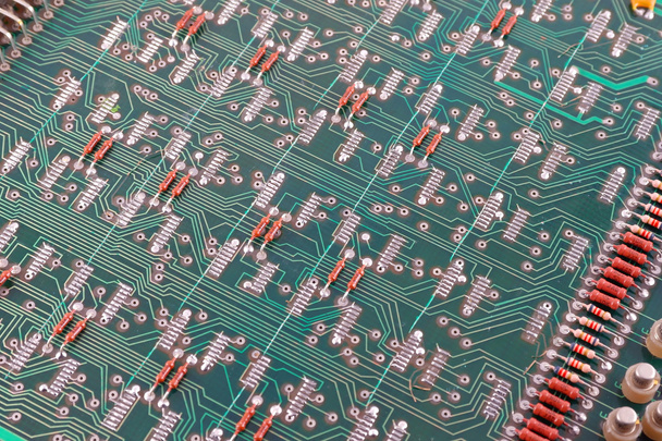 Old electronic circuit board - Photo, Image