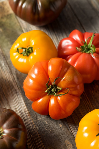 Healthy Organic Heirloom Tomatoes - Photo, image