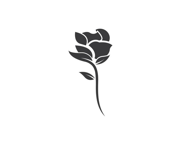 Szablon logo kwiat róży  - Wektor, obraz