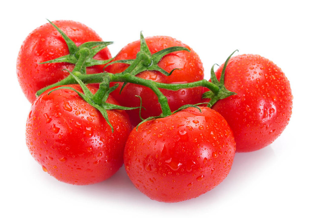 Fresh tomato on white background - Foto, Imagem