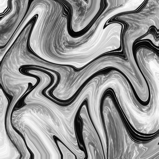 vloeibare abstracte achtergrond met olieverf strepen - Foto, afbeelding