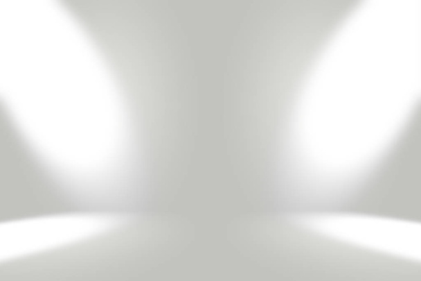 Desenfoque de lujo abstracto Gradiente de color gris, utilizado como pared de estudio de fondo para mostrar sus productos. - Foto, Imagen
