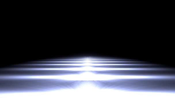 prostorové vykreslování smyčky futuristického tmavého tunelu se světly - Záběry, video